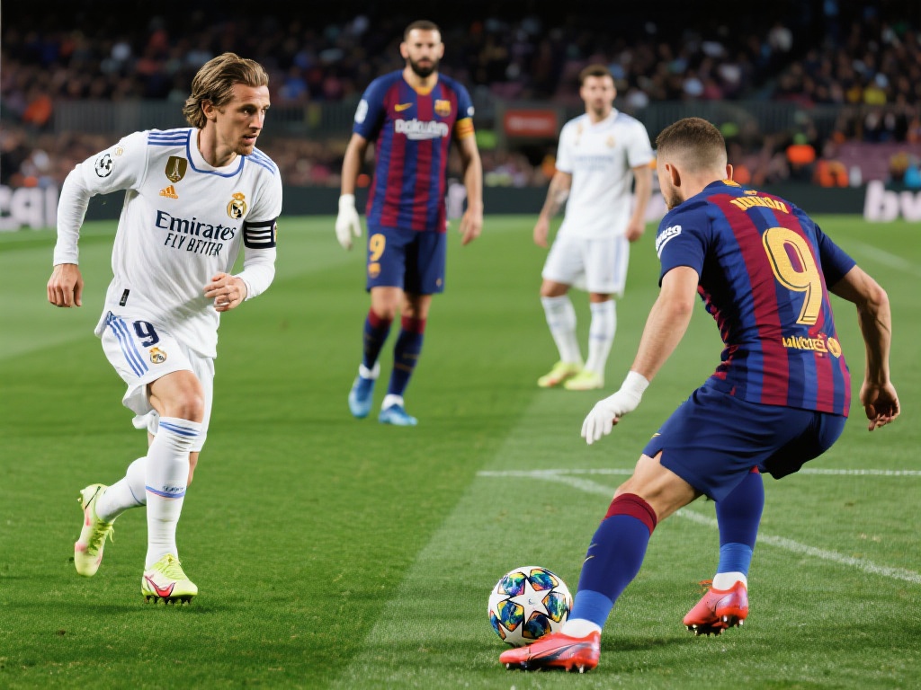 西甲双雄皇马巴萨巅峰对决,榜首之争一触即发 战术对决:皇马的稳扎稳打 vs 巴萨的快